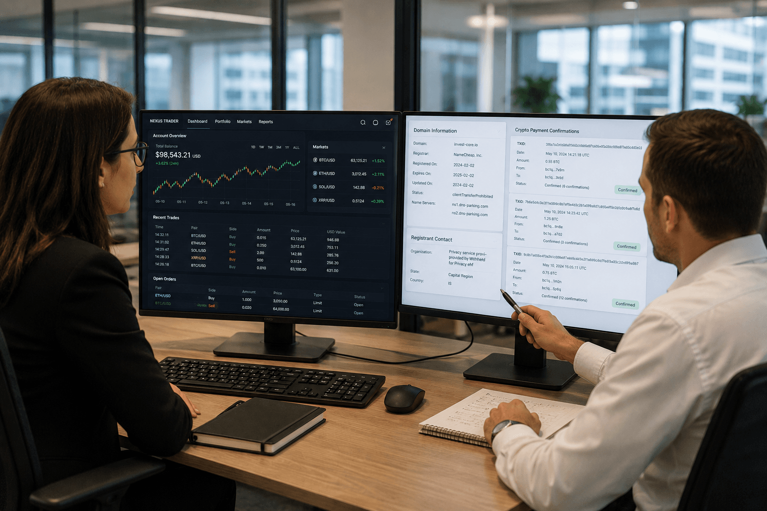 Fake trading platform recovery review with dashboard and payment records.